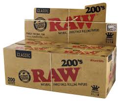 RAW CLASSIC KING SLIM PAPERS 200ct (40pcs)