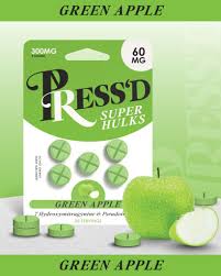 PRESS'D SUPER HULKS BLISTER 300mg 5ct TABS DISPLAY (10pcs)(MSRP: $59.99ea)