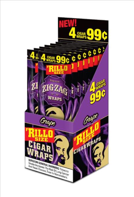 ZIG ZAG RILLOS 4/99¢(15pcs)
