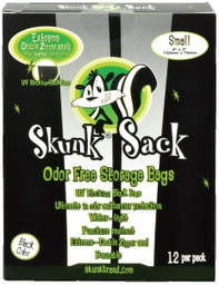 SKUNK SACK ODOR FREE STORAGE BAGS SMALL 4"X3"(12pcs)
