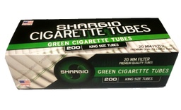 SHARGIO TUBES KING SIZE MENTHOL 200ct- SLEEVE (5pcs)