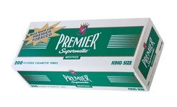 PREMIER TUBES KING SIZE MENTHOL 200ct- SLEEVE (5pcs)