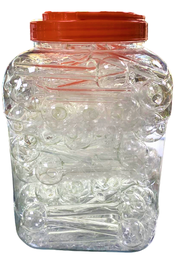 4" CLEAR GLASS OIL BURNER (60pcs)