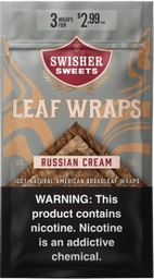 SWISHER LEAF WRAPS 3pk/ $2.99 (10pcs)